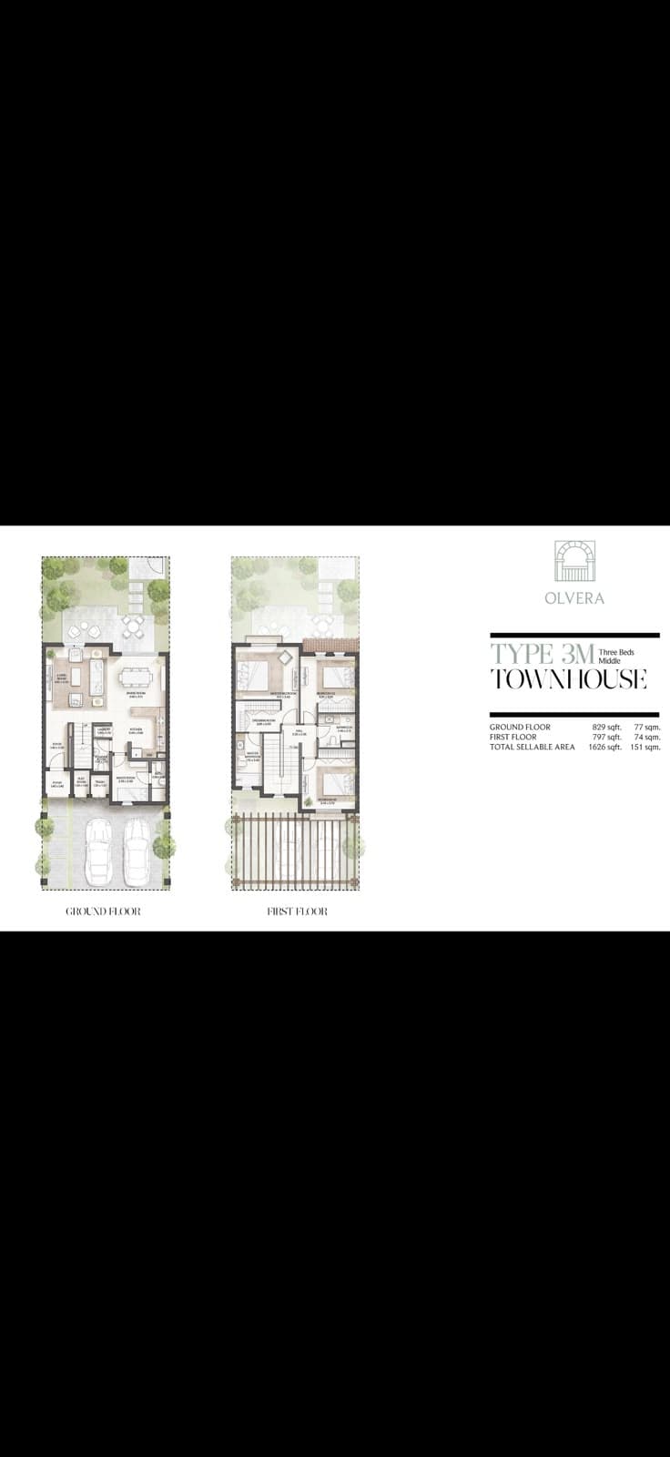 Bloom living Townhouse, Olivera Three master bedroom townhouse End unit, Hand over Jul 2027 thumbnail 2